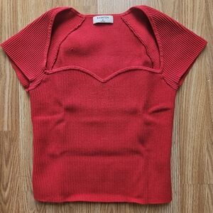 Babaton sculpt knit sweetheart capsleeve